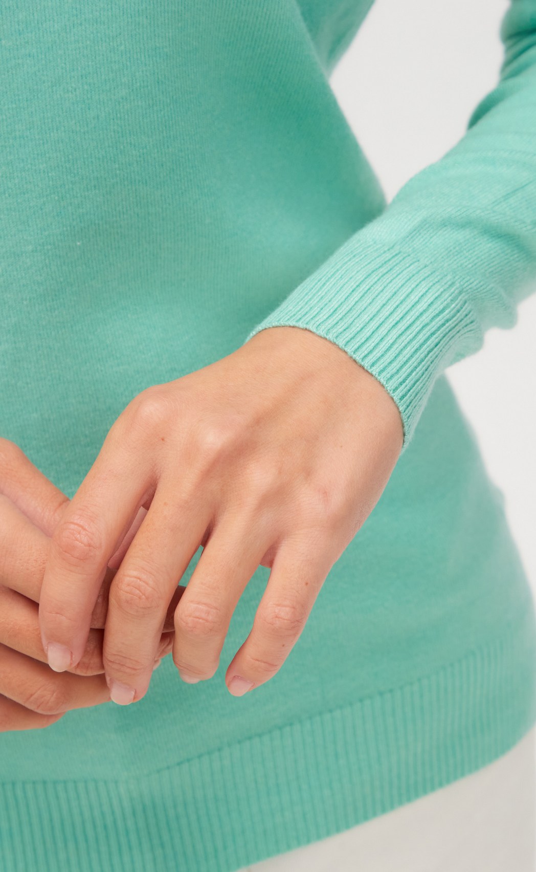 Водолазка женская однотонная кашемировая P215-01 ментол