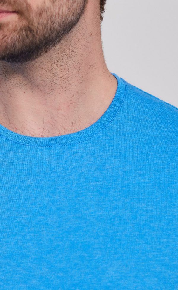 Футболка F911-6000mb middle blue melange