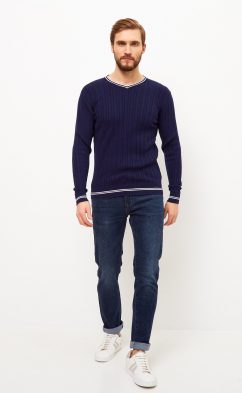 Пуловер F221-15-3010 navy