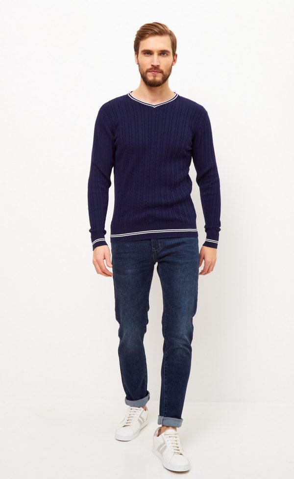 Пуловер F221-15-3010 navy