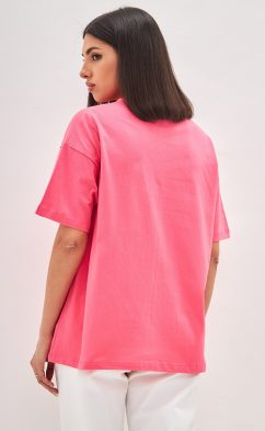 Футболка женская базовая F-03-06 фуксия