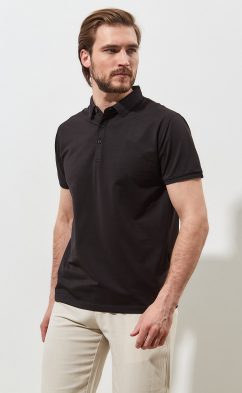 Футболка-поло P211-07-243 black