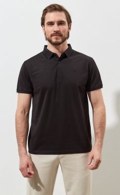 Футболка-поло P211-07-243 black