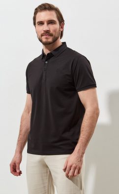 Футболка-поло P211-07-243 black
