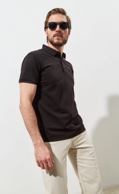 Футболка-поло P211-07-243 black
