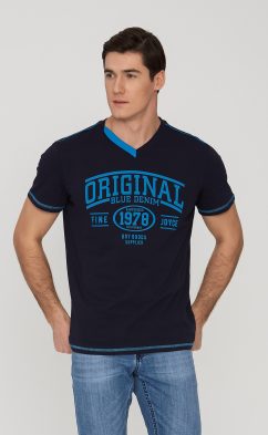 Футболка F911-06b-310 d.blue