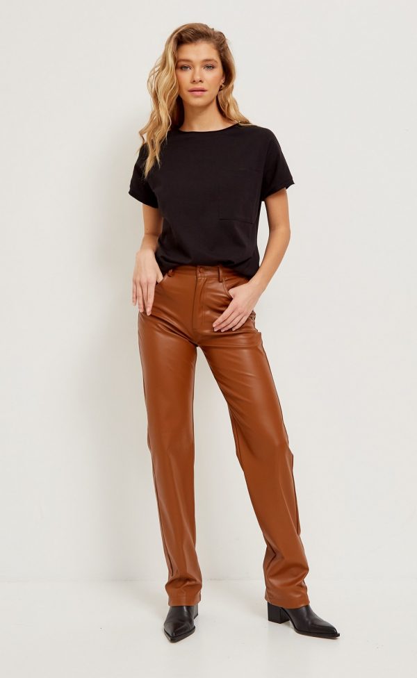 Футболка женская однотонная F212-0620 чёрная