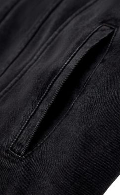 Куртка мужская джинсовая утепленная F021-1370-01W retro black