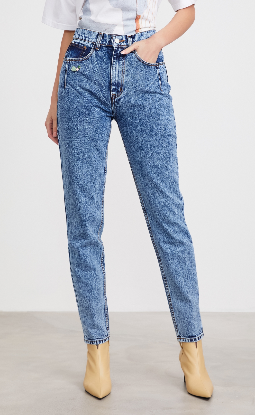 Джинсы F922-0115 l.blue