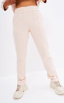 Брюки спорт F312-0851 pale beige