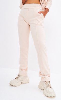 Брюки спорт F312-0851 pale beige