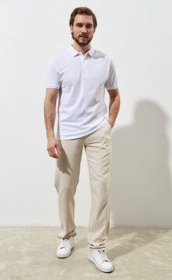 Футболка-поло P311-07-03 white