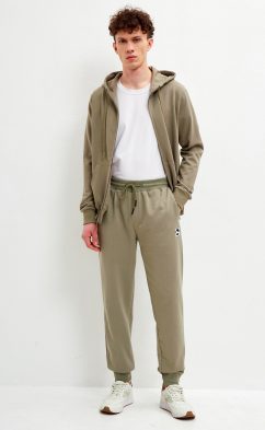 Брюки спорт F111--0821 grey khaki