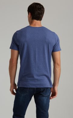 Футболка F911-6000b blue melange