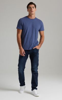 Футболка F911-6000b blue melange