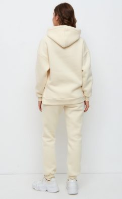 Брюки спорт F122-0801 milk-beige