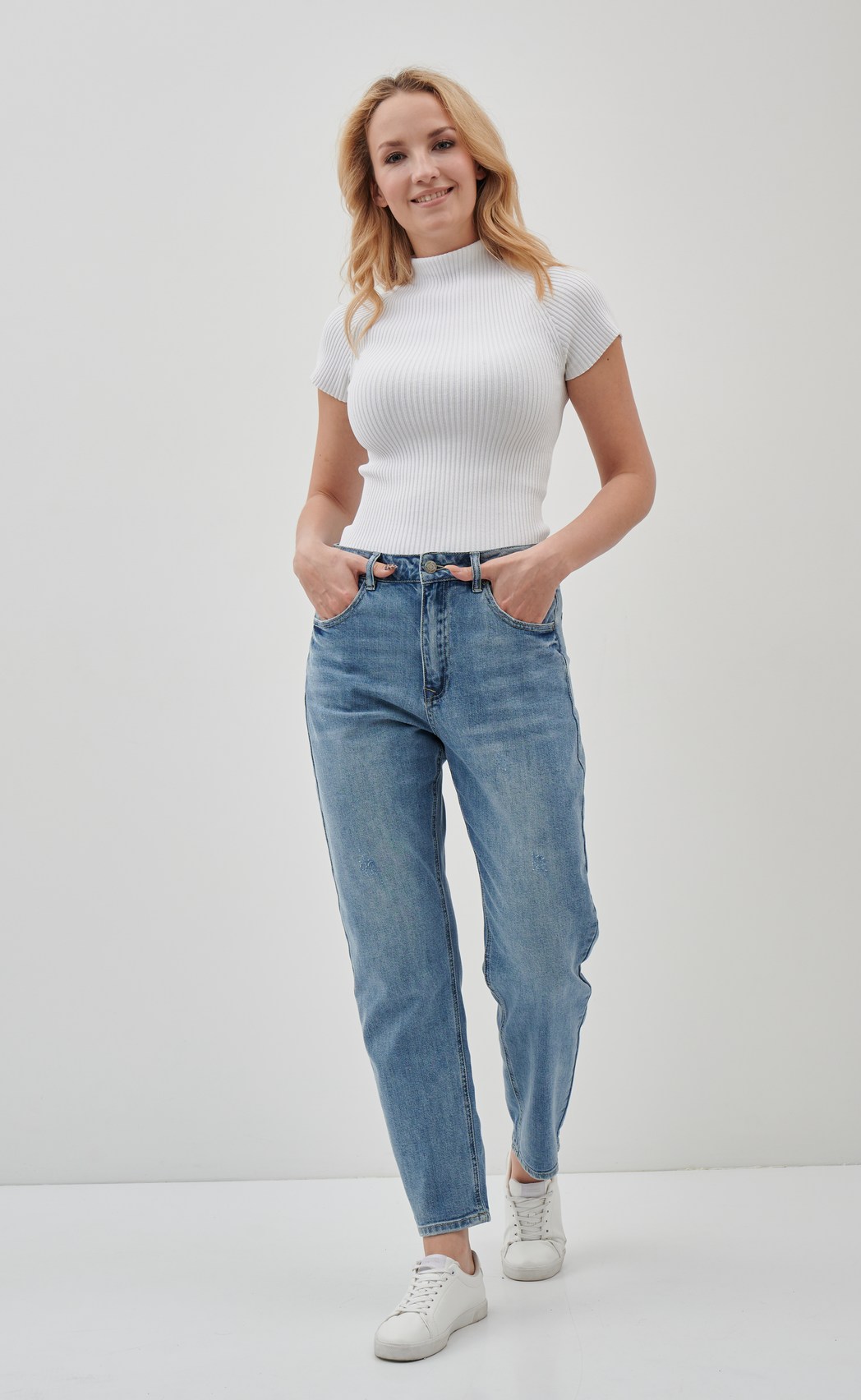 Джинсы F212-0116b l.blue