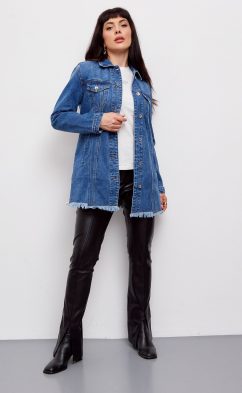 Куртка джинс P012-1202 blue
