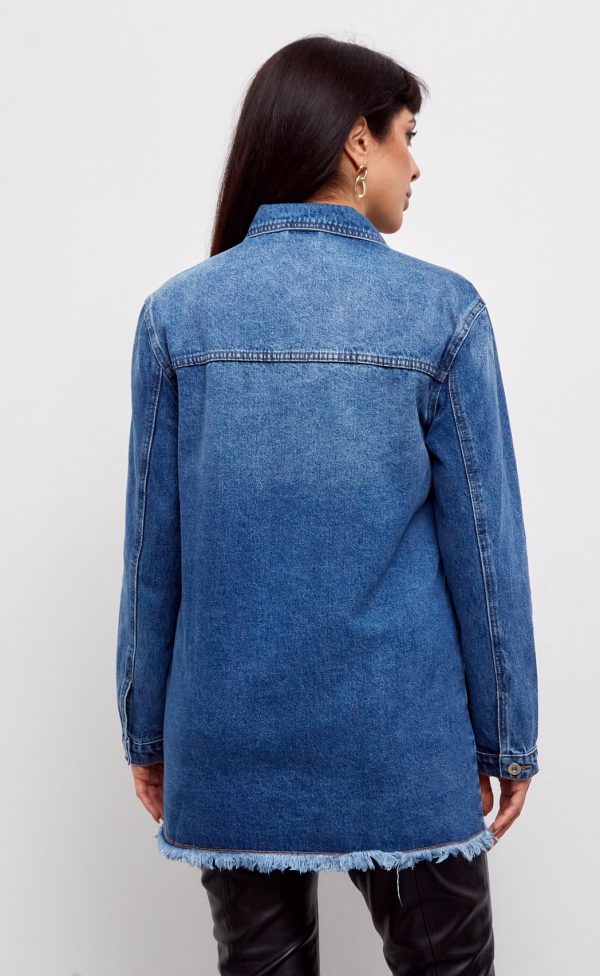 Куртка джинс P012-1202 blue