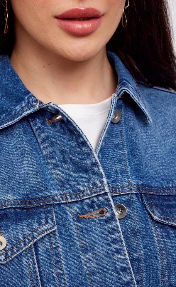 Куртка джинс P012-1202 blue