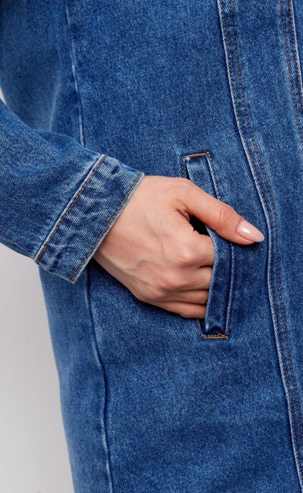 Куртка джинс P012-1202 blue