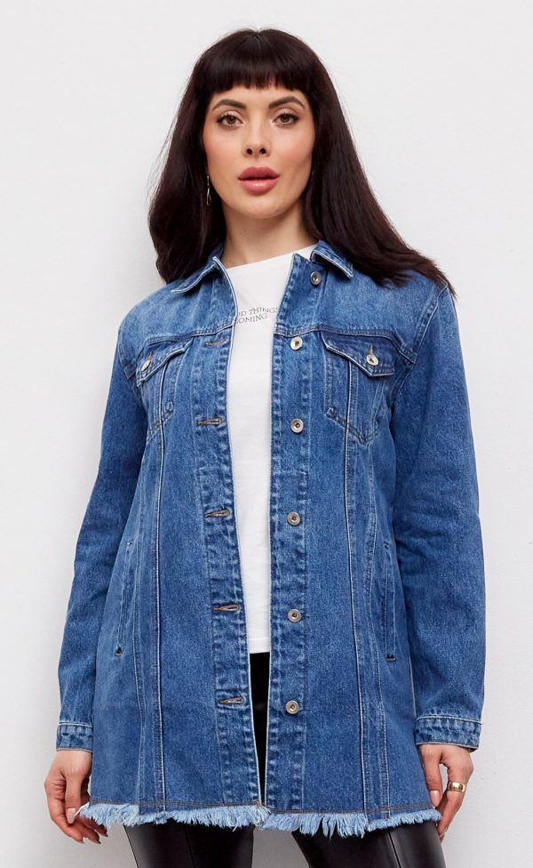 Куртка джинс P012-1202 blue