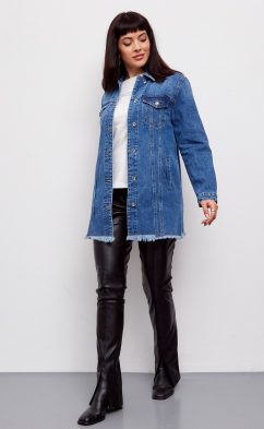 Куртка джинс P012-1202 blue