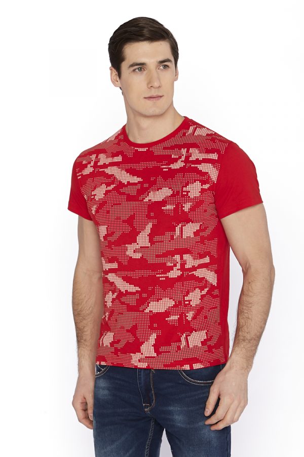 Футболка муж. 1702 красный