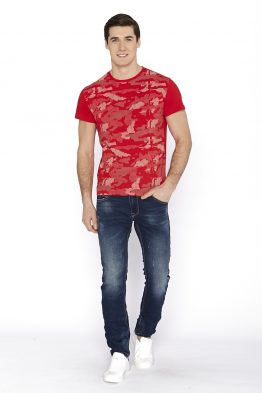 Футболка муж. 1702 красный