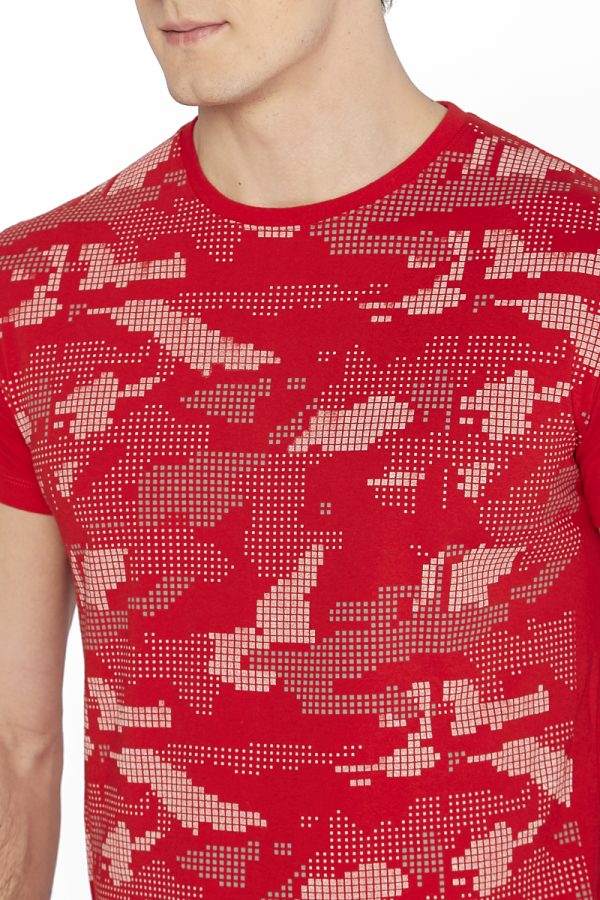 Футболка муж. 1702 красный