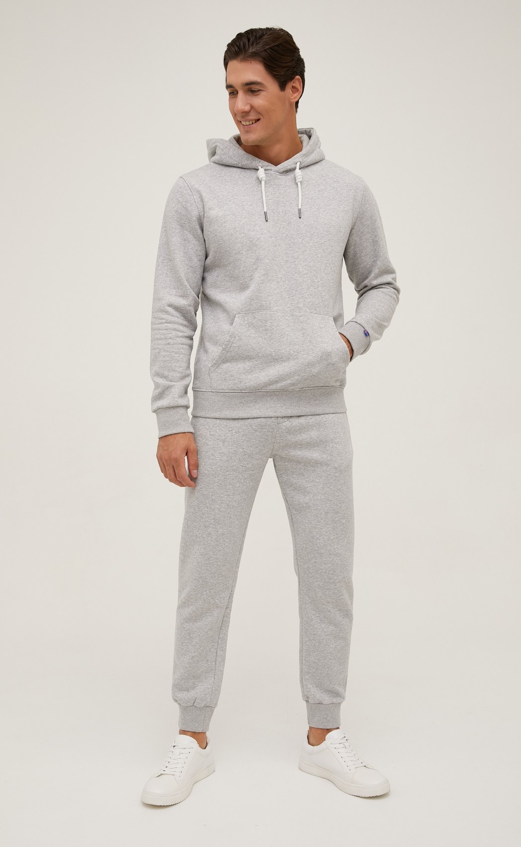 Брюки спорт F111--0821 grey melange