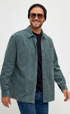 Рубашка вельвет F221-0470 khaki