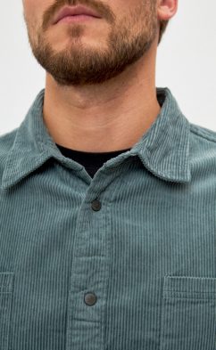 Рубашка вельвет F221-0470 khaki