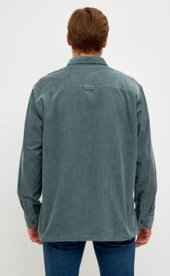 Рубашка вельвет F221-0470 khaki