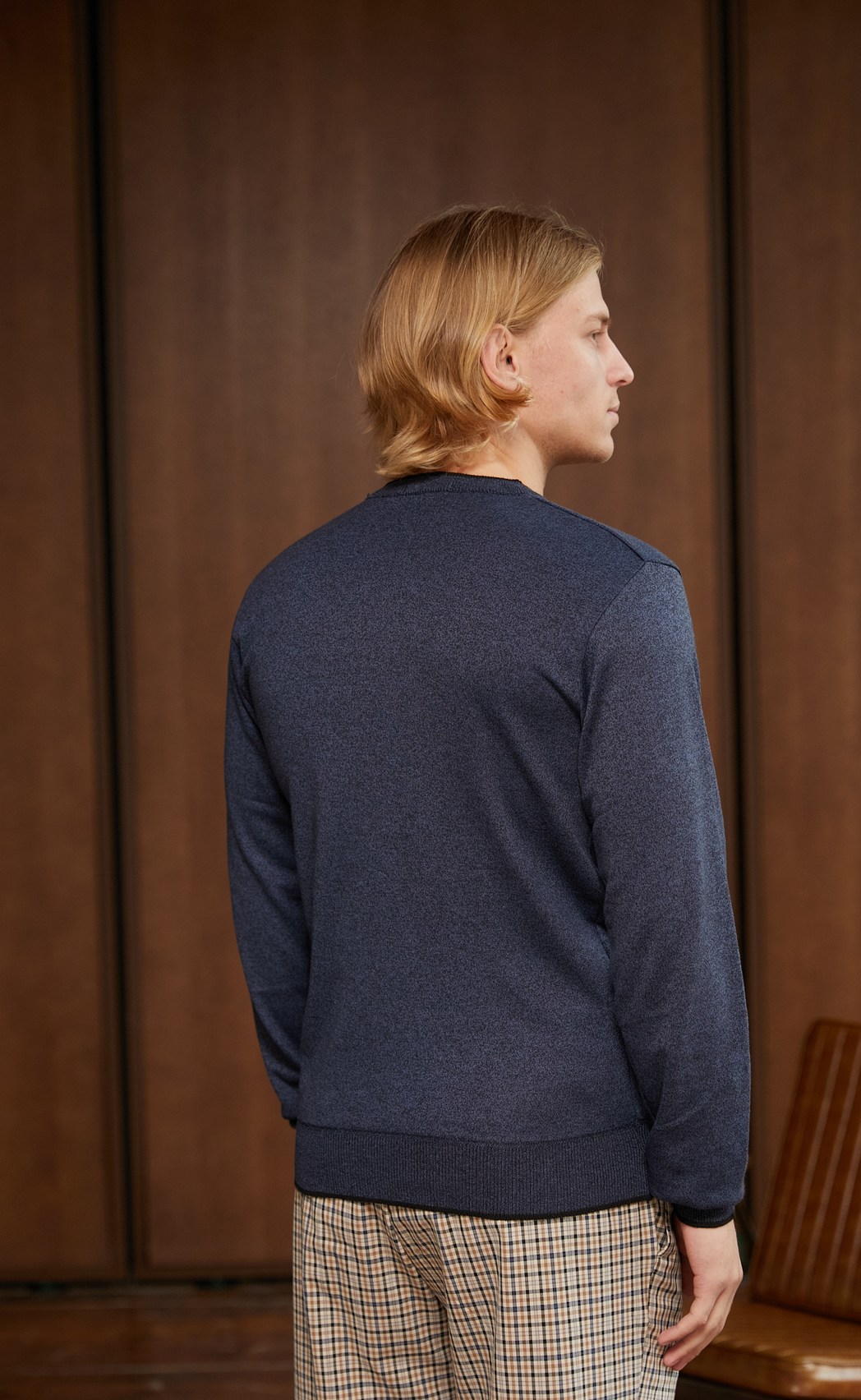 Джемпер P121-01-3 d.blue