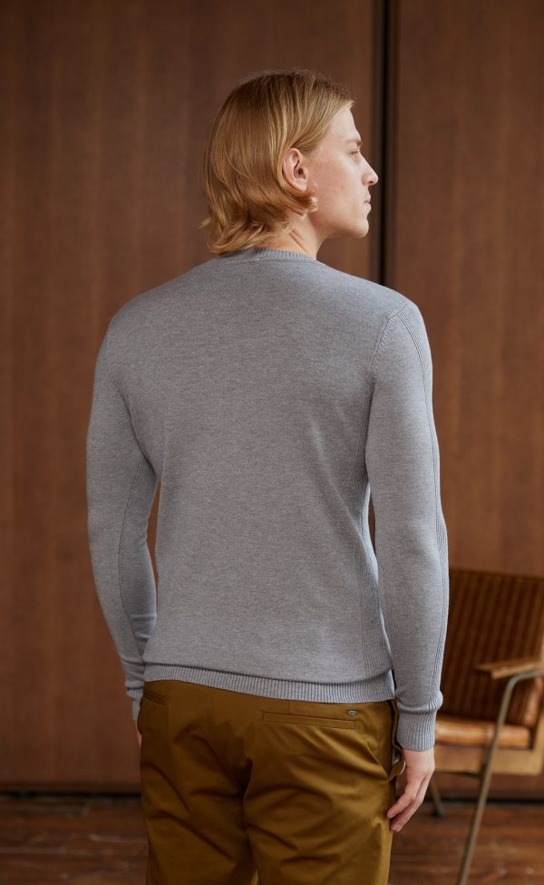 Пуловер P121-15-901 grey melange