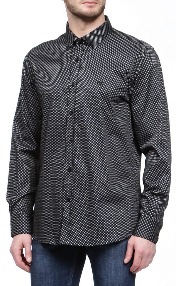 Рубашка Steve Palmer 029B-2 bl/wh.dots