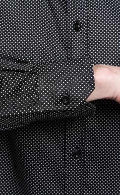 Рубашка Steve Palmer 029B-2 bl/wh.dots