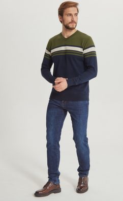 Пуловер F121-15-12064 khaki