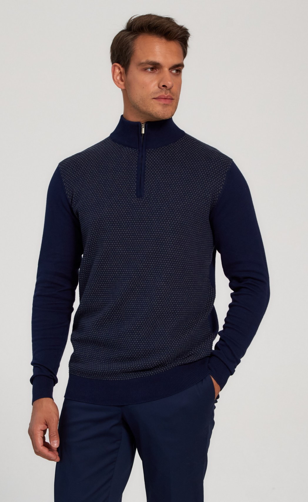 Джемпер P121-15-12032 d.blue