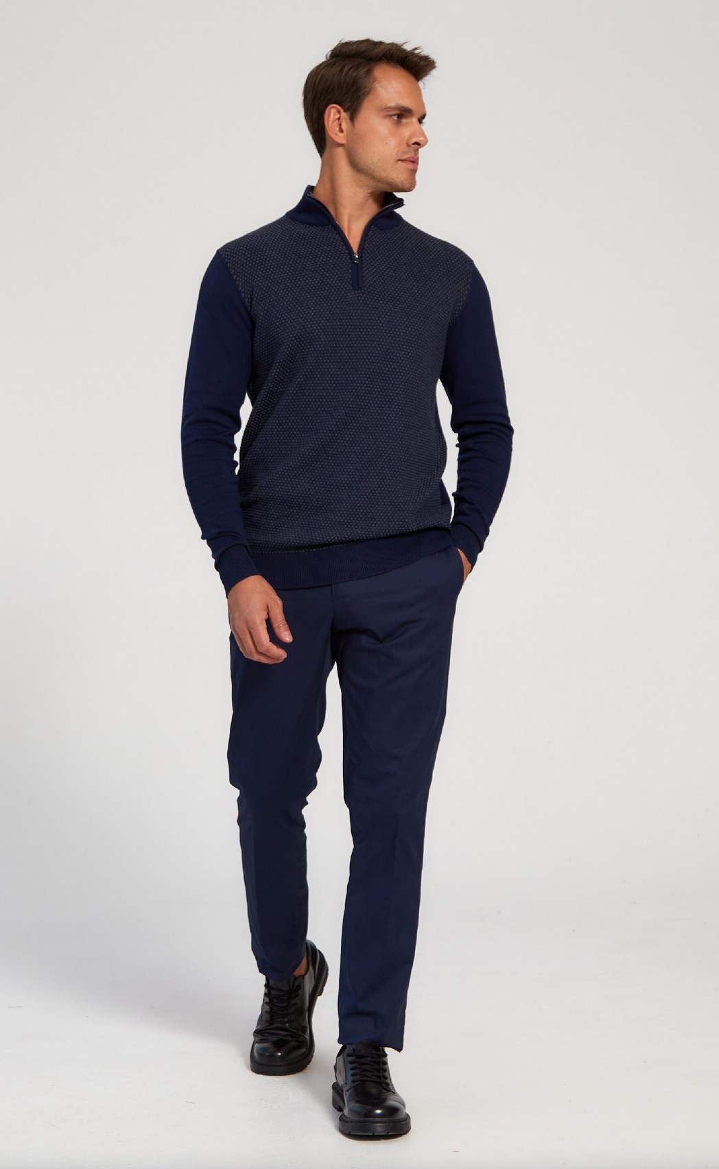 Джемпер P121-15-12032 d.blue