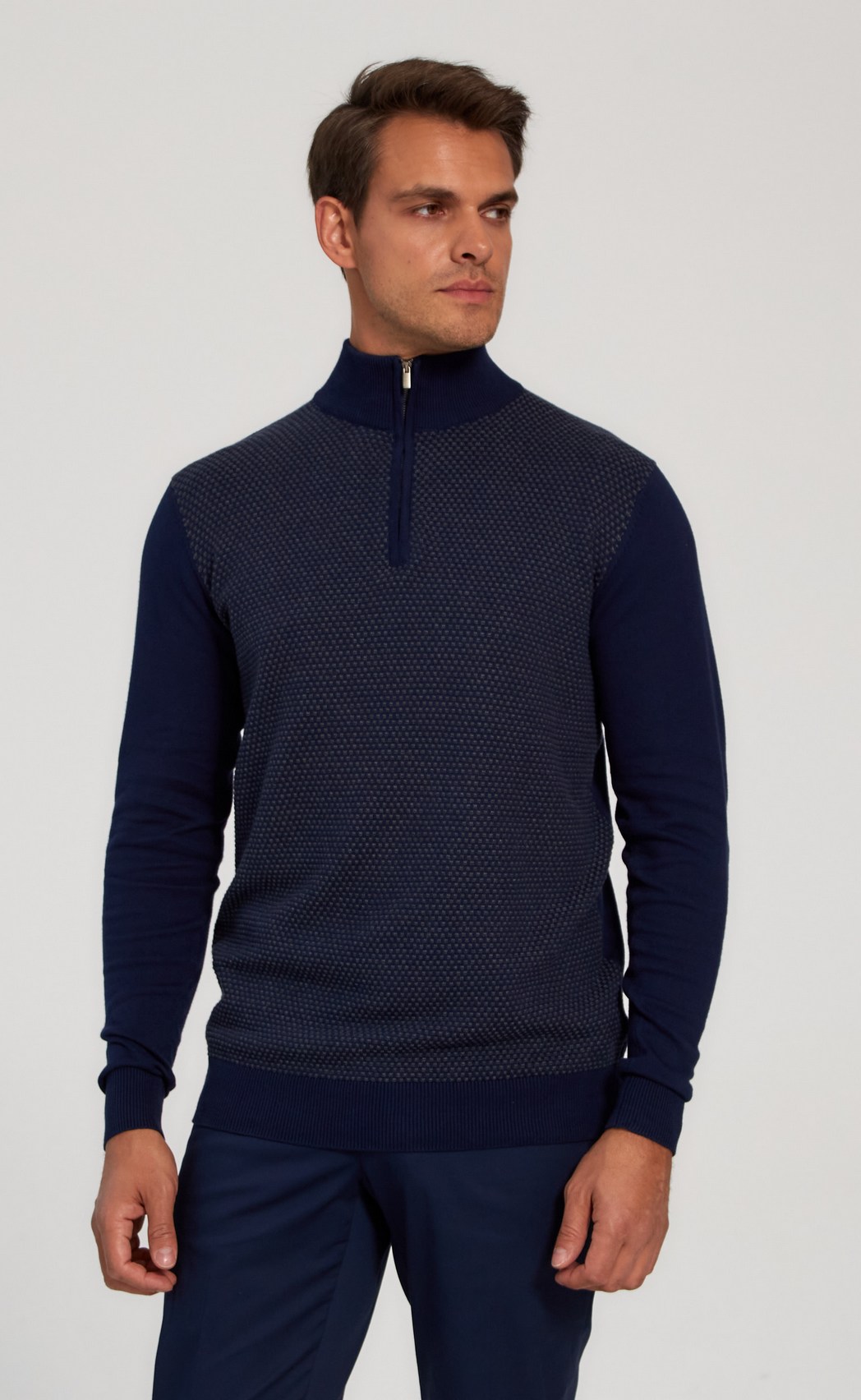 Джемпер P121-15-12032 d.blue