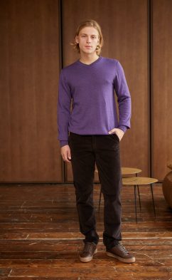 Пуловер P021-15-00 violet melange