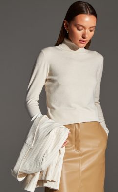 Водолазка P215-01 beige