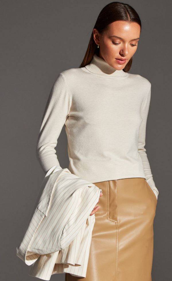Водолазка P215-01 beige