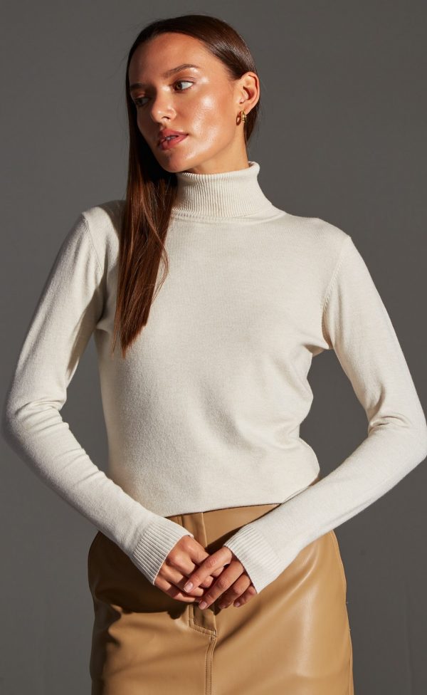 Водолазка P215-01 beige