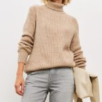 Свитер трикотажный женский TP322-15705 бежевый Свитер трикотажный женский TP322-15705 бежевый