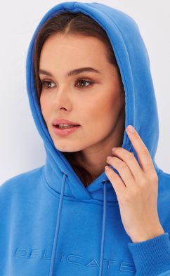 Худи женское P322-056-2 светло-синее