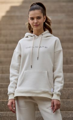Худи женское P322-056-2 бежевое