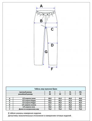 Брюки TP321-0890 d.navy